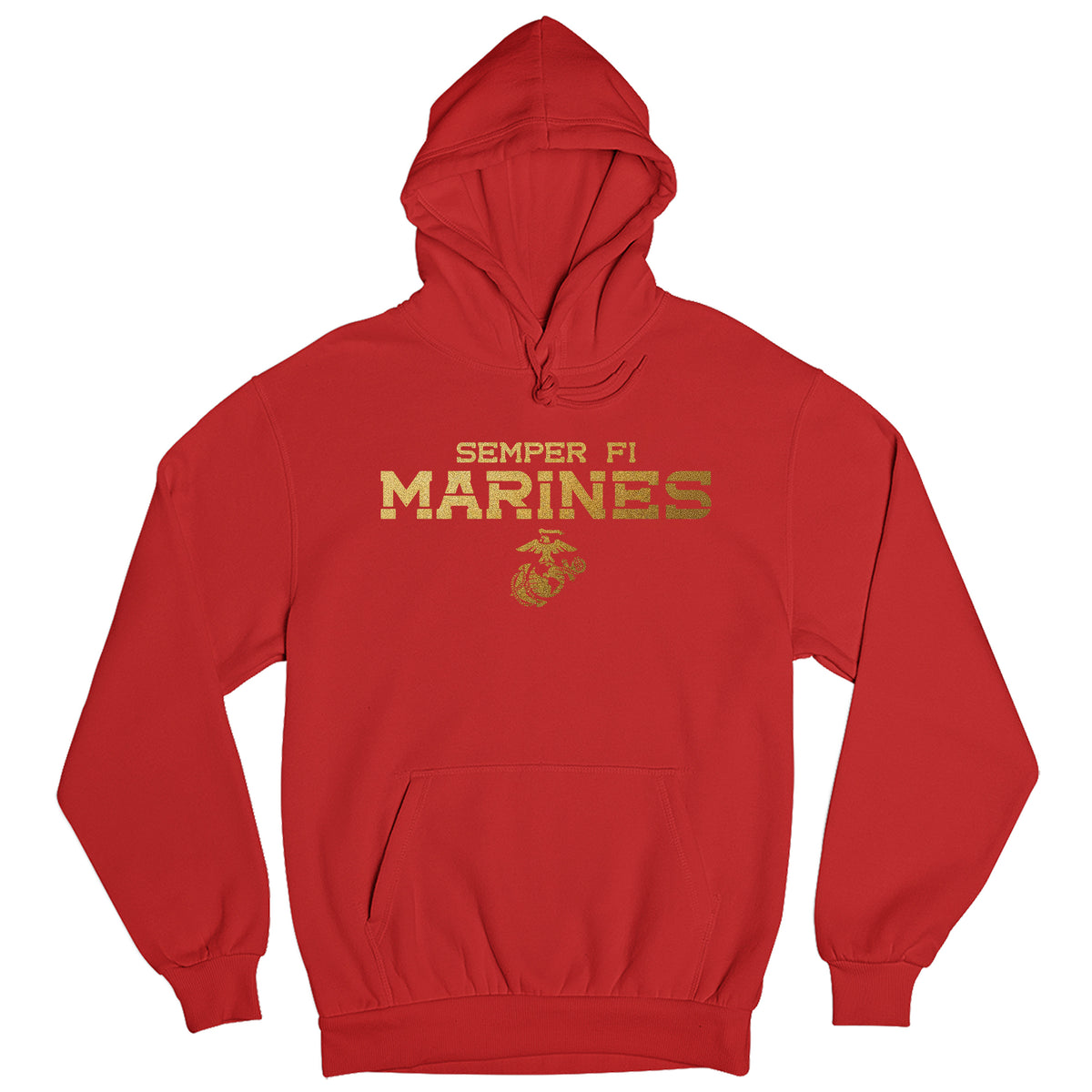 Marines Phosphorus Gold Semper Fi Hoodie