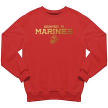 Marines Phosphorus Gold Semper Fi Sweatshirt