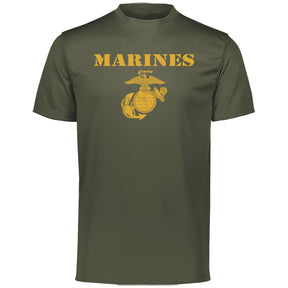 Gold Vintage Marines Performance Tee