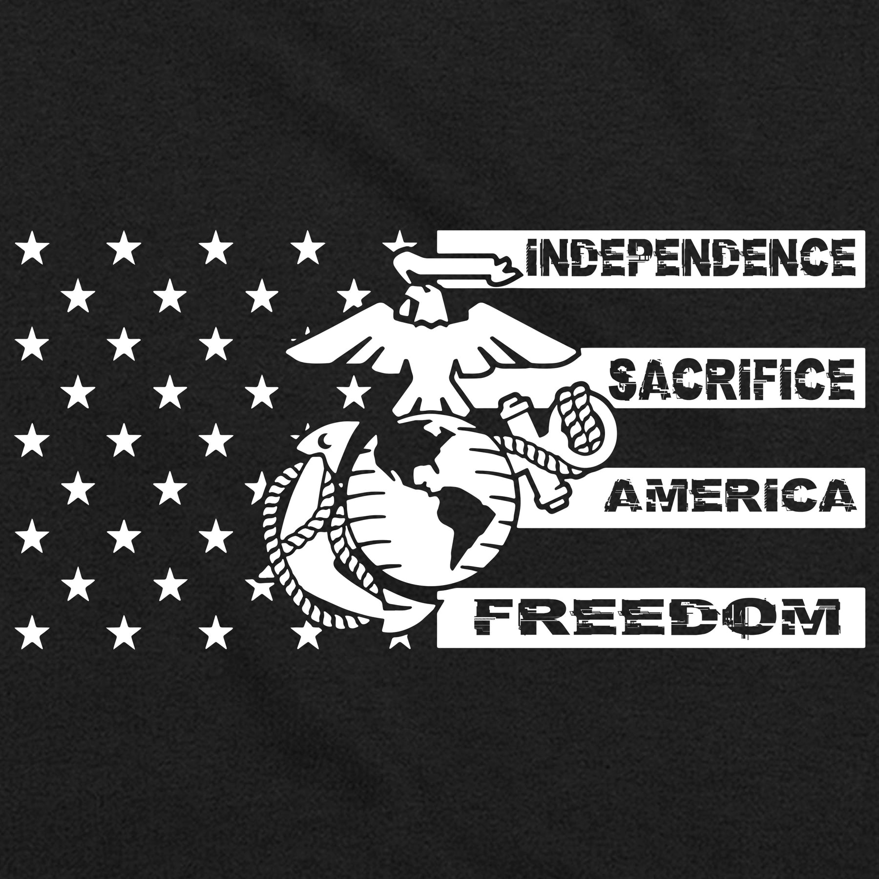 USMC Independence Flag Tee