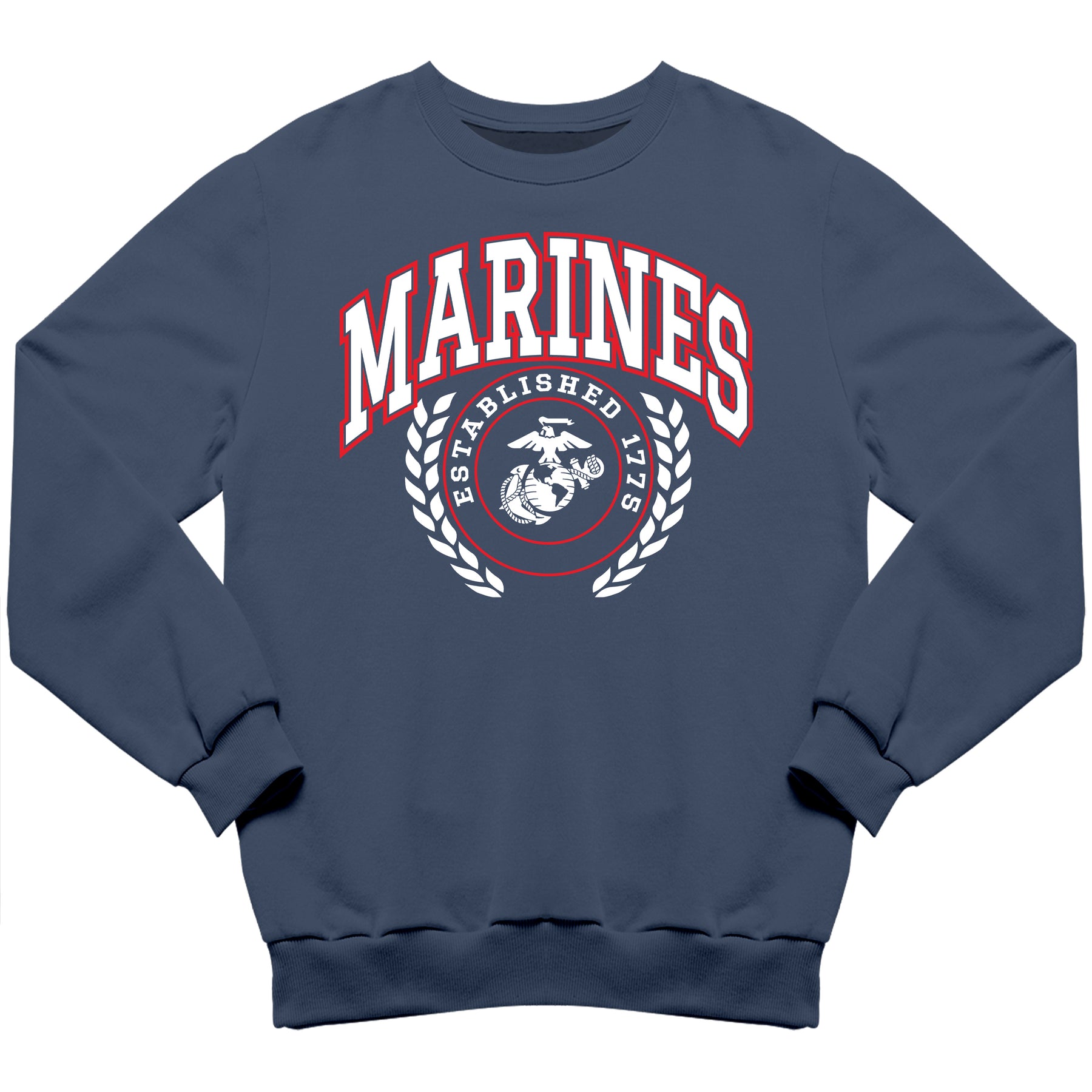 Marines Crest Marines Crest Indigo Blue Sweatshirt