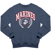 Marines Crest Marines Crest Indigo Blue Sweatshirt