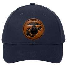 Marines Leather Patch Navy Hat (Captain's Special)