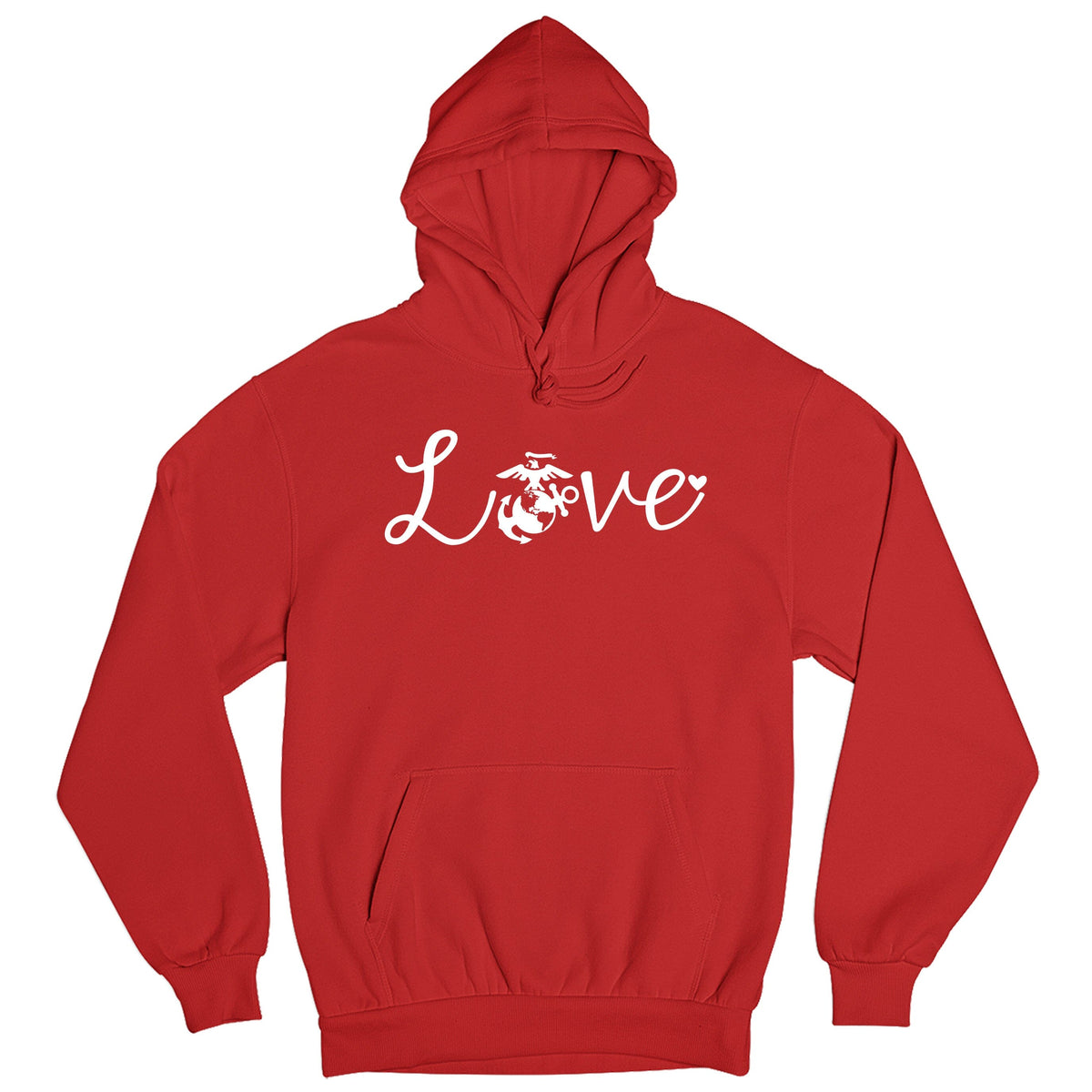 Red love online hoodie