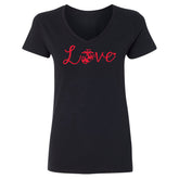 Red Love EGA Women's V-Neck