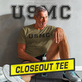 Closeout Coyote USMC Performance Tee