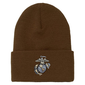 Eagle, Globe and Anchor Embroidered Knit Beanie