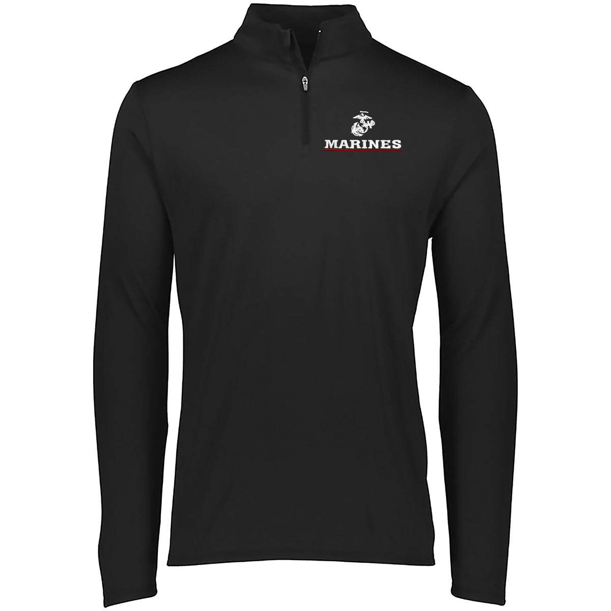 Marines Red Line Embroidered lightweight Performance 1/4th Zip Pullover