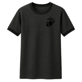 Marines Vintage EGA Ringer Tee