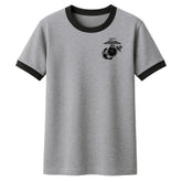 Marines Vintage EGA Ringer Tee
