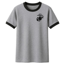 Marines Vintage EGA Ringer Tee