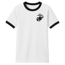 Marines Vintage EGA Ringer Tee