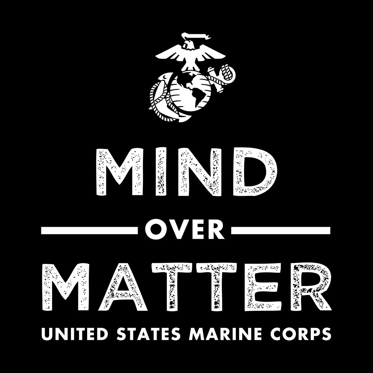 Marines Mind Over Matter 2-Sided Long Sleeve Tee