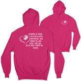 USMC Mom On Guard 2-Sided Hoodie