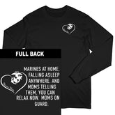 Marines Mom On Guard Long Sleeve Tee