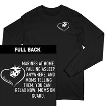 Marines Mom On Guard Long Sleeve Tee