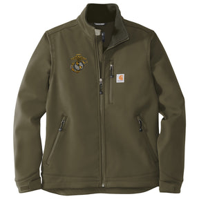 Marines Moss Carhartt Soft Shell EGA Embroidered Jacket