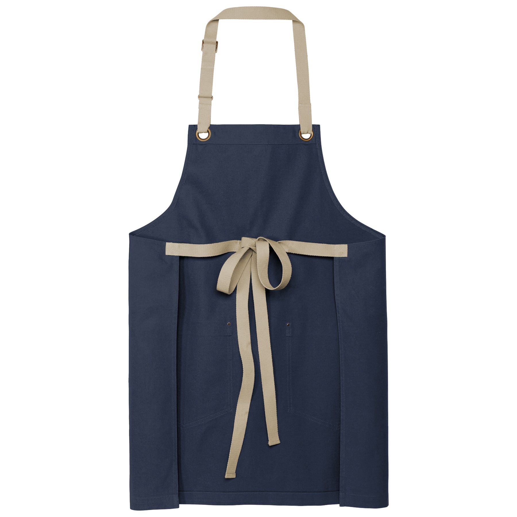 USMC Badge Full-Length Navy Apron