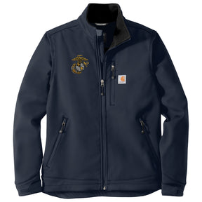 Marines Navy Carhartt Soft Shell EGA Embroidered Jacket