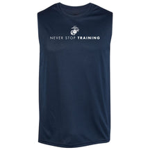 Marines Never Stop Training Performance Sleeveless Tee