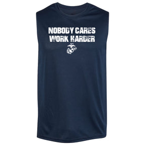 USMC Work Harder Performance Sleeveless Tee