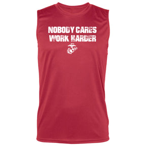 USMC Work Harder Performance Sleeveless Tee