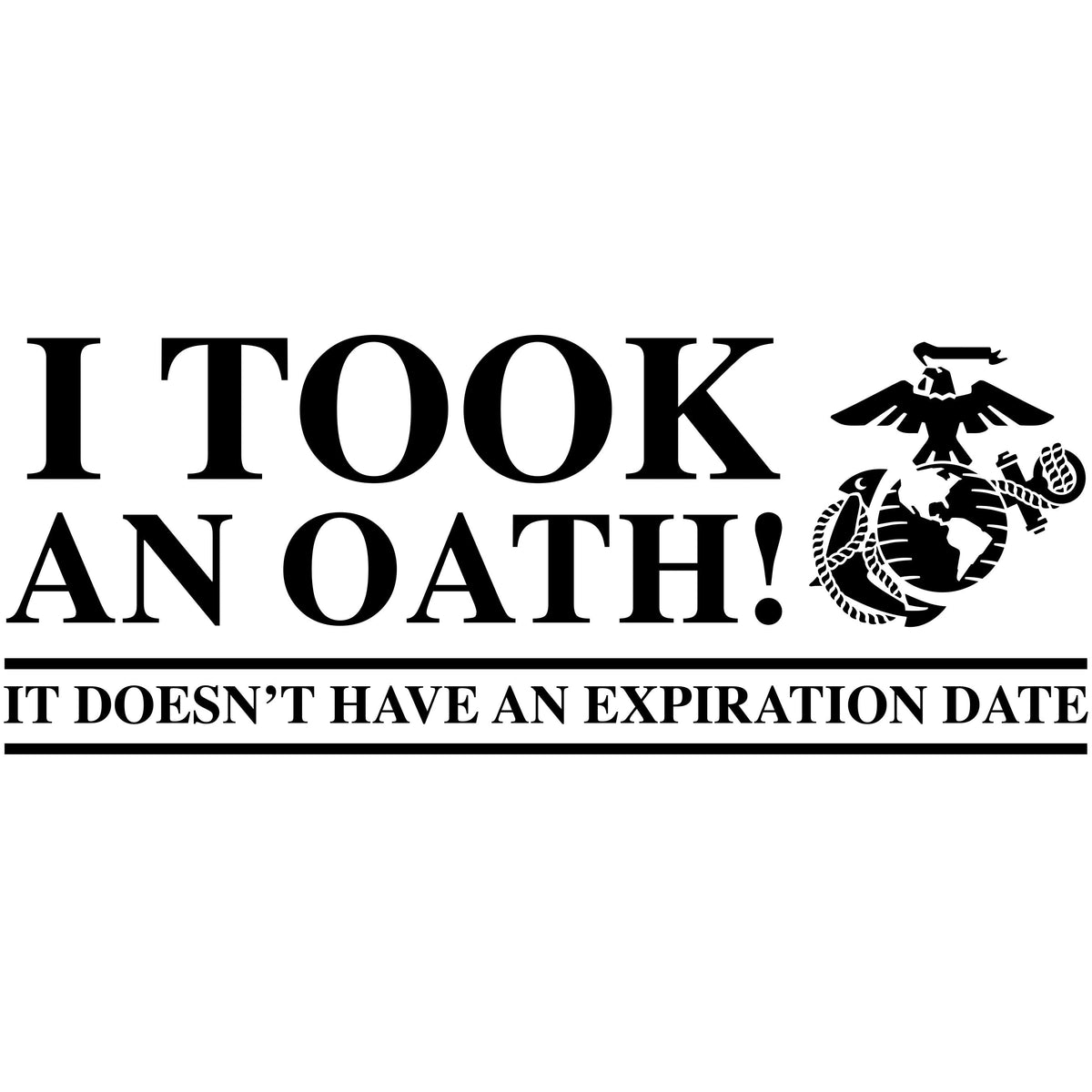 USA I Took An Oath OD Green Tee