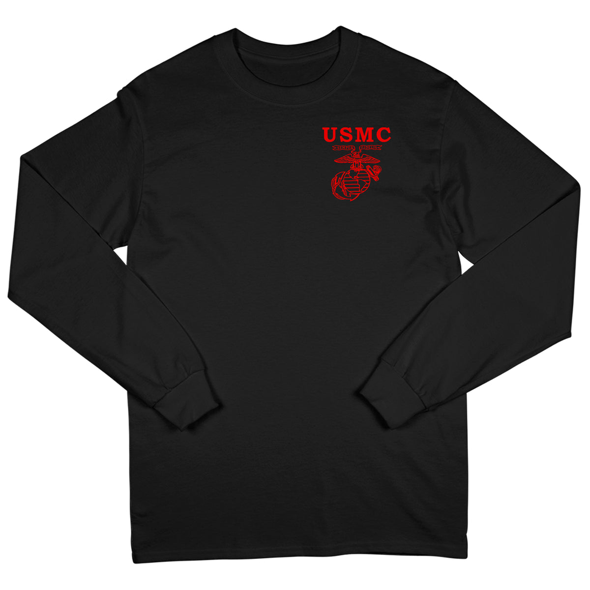 USMC Nightfire EGA Long Sleeve Tee