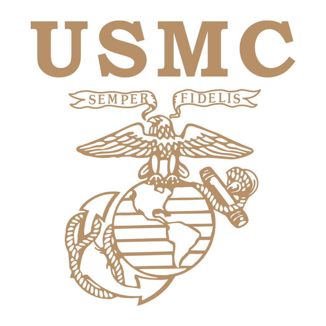 USMC Badge 2-Sided Hoodie