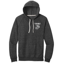 Marines Old School Heritage EGA Snow Heather Hoodie