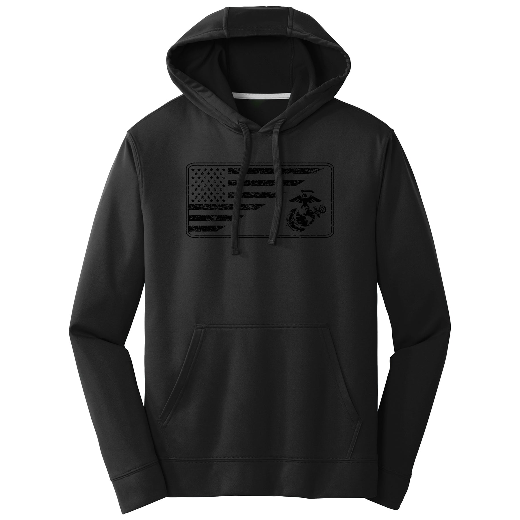 Marines Covert Split Flag & EGA Performance Hoodie