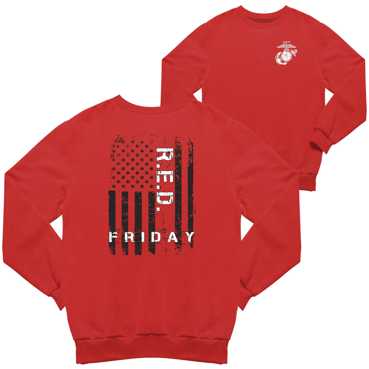 Marines R.E.D. Friday 2-Sided Sweatshirt