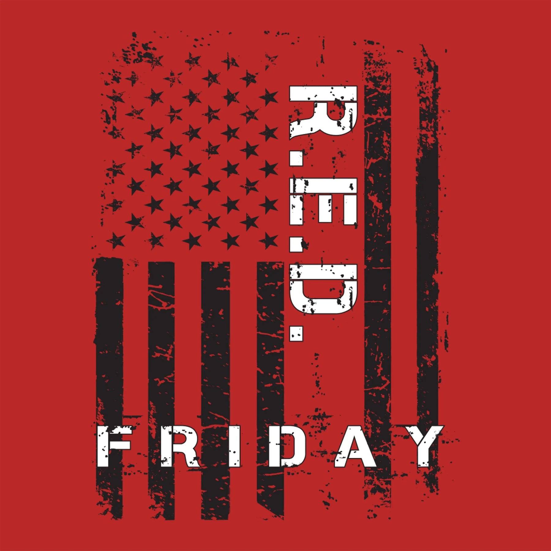 R.E.D. Friday Freedom Flag 2-Sided Sweatshirt