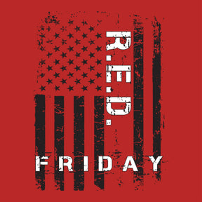 R.E.D Friday Flag 2-Sided Long Sleeve Tee