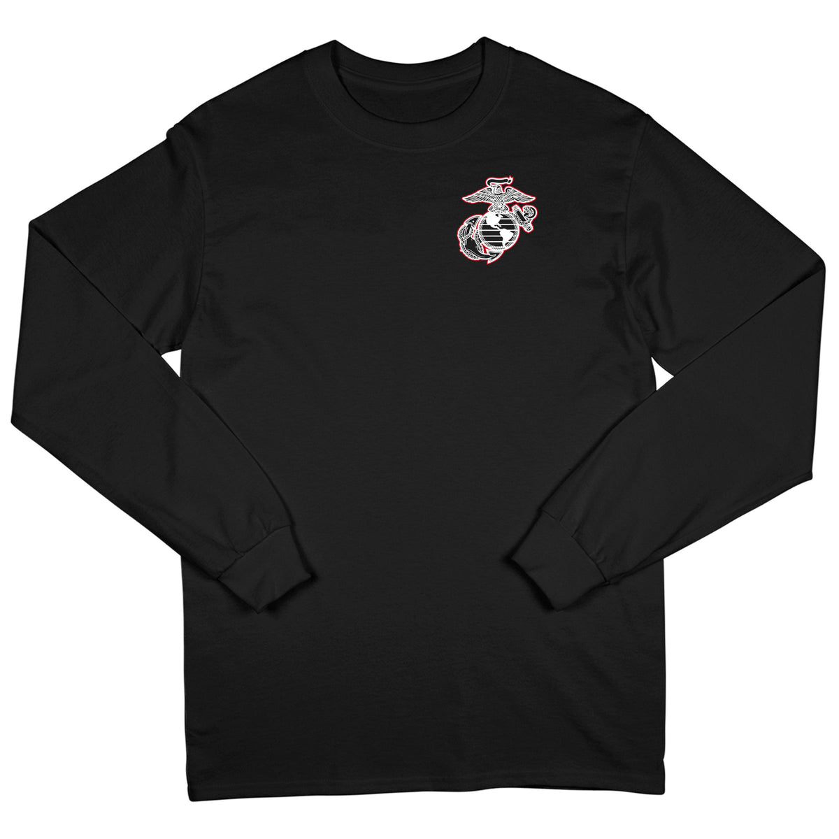 Closeout Red Outline EGA Long Sleeve Tee