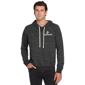 Marines Red Line EGA Snow Heather Hoodie