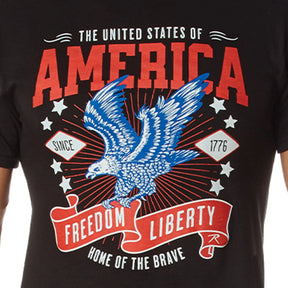 Freedom & Liberty Patriotic Black Tee