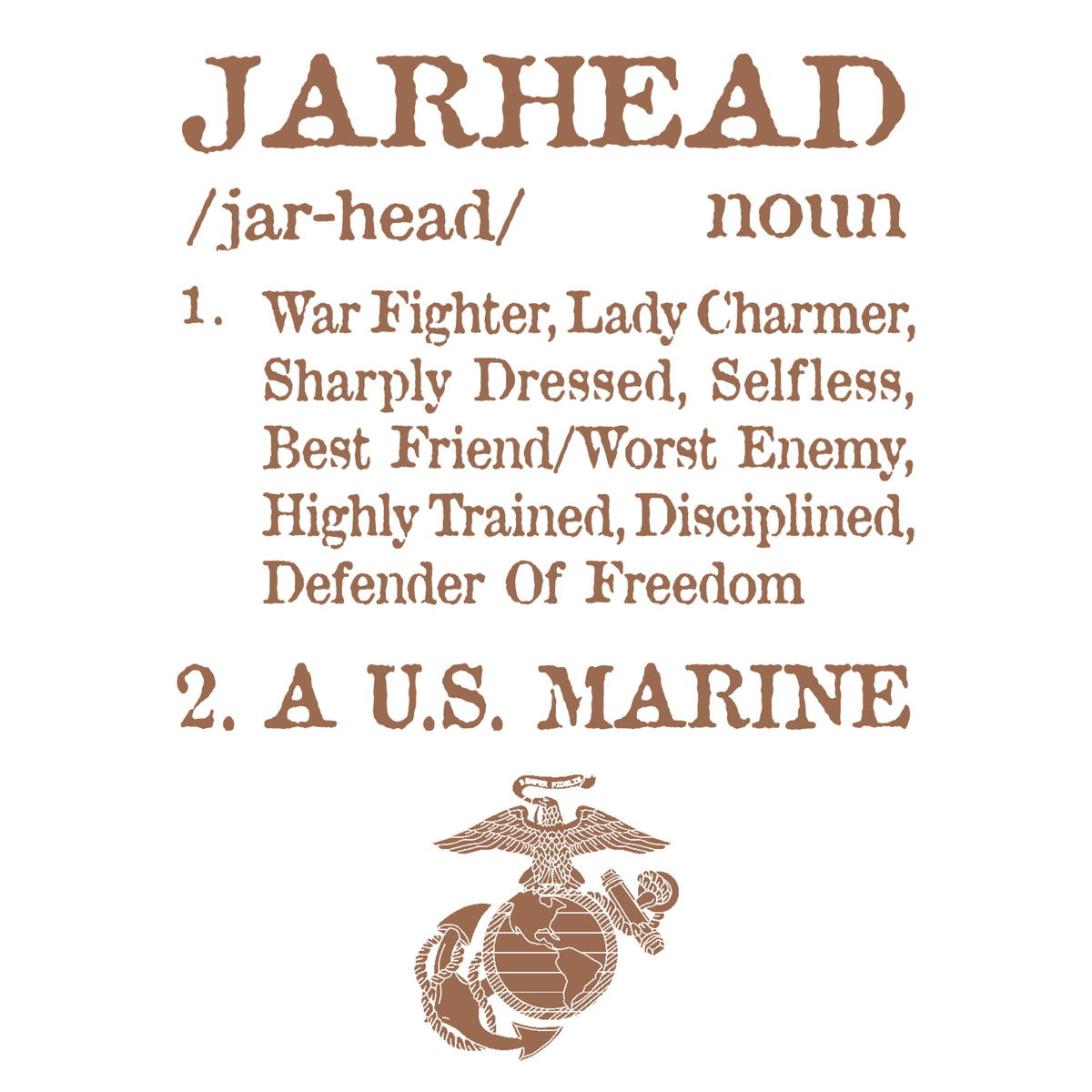 Limited Edition Rustic Jarhead 2-Sided Tee