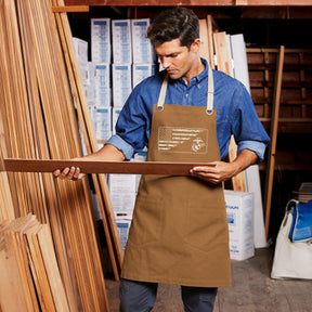 USMC Sand Split Flag & EGA Full-Length Apron