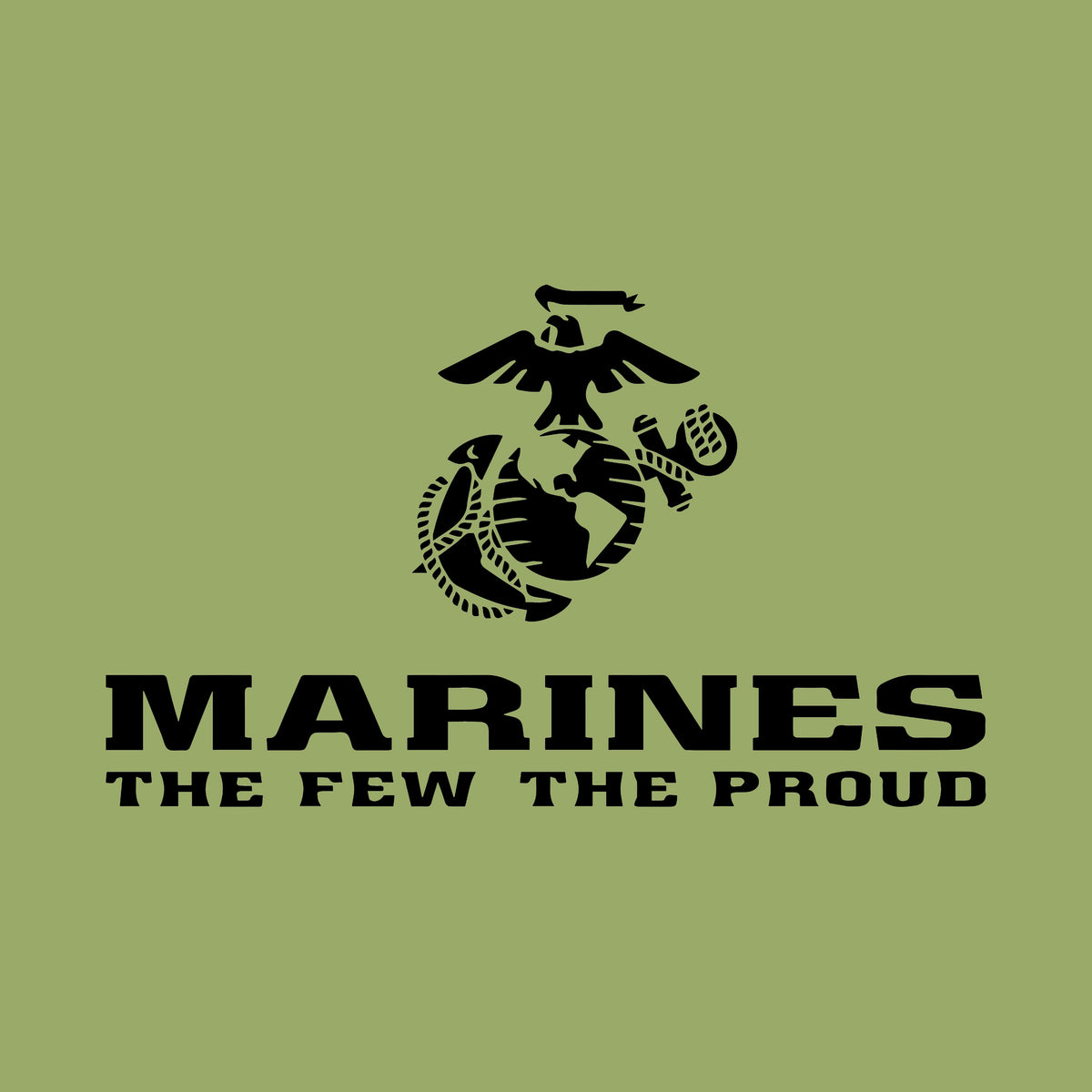 Marines The Few The Proud Chest Seal Kiwi T-Shirt