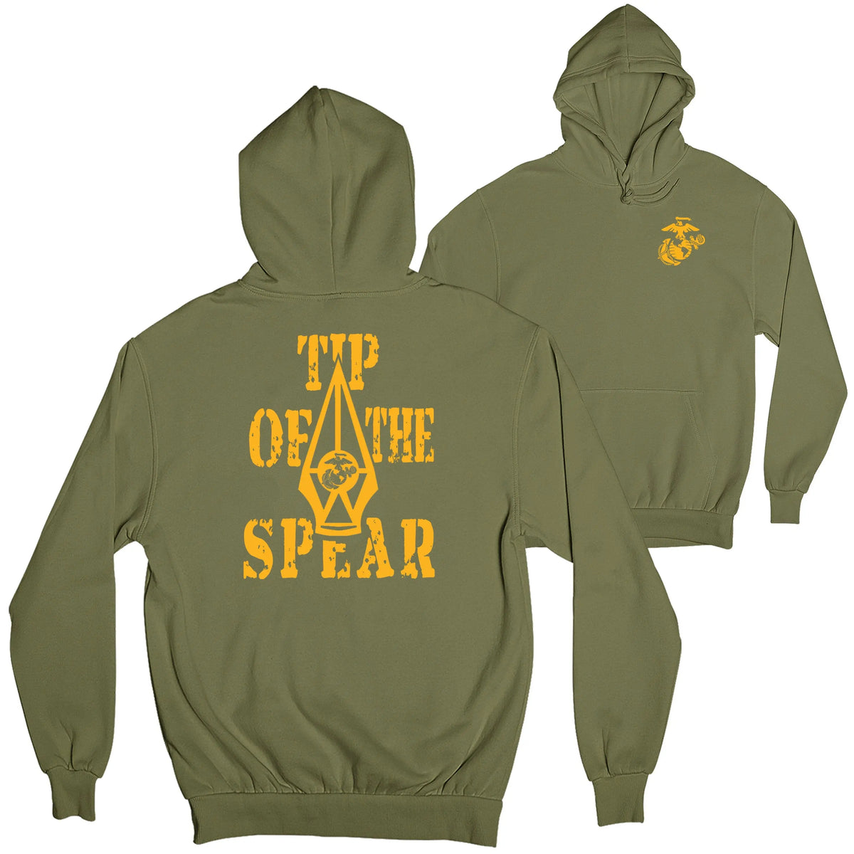Marines Tip of The Spear 2-Sided Hoodie