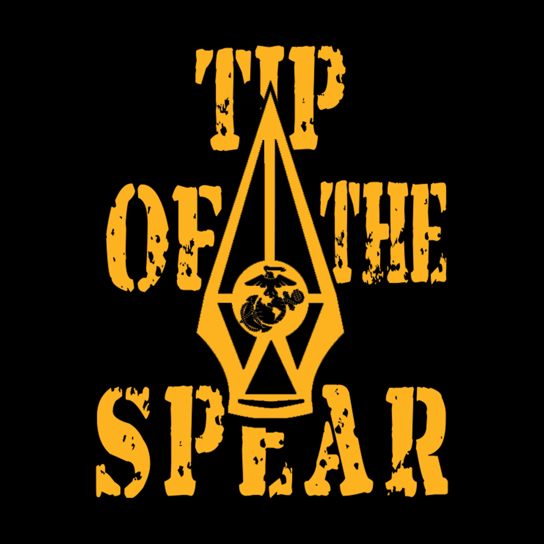 Marines Tip of The Spear 2-Sided Tee