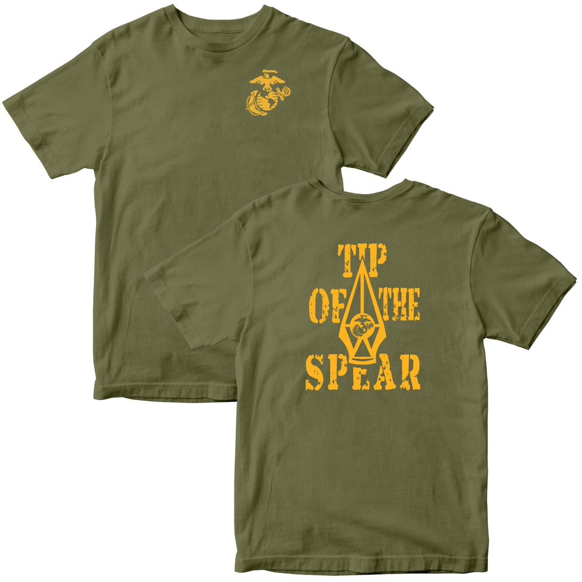 Marines Tip of The Spear 2-Sided Tee