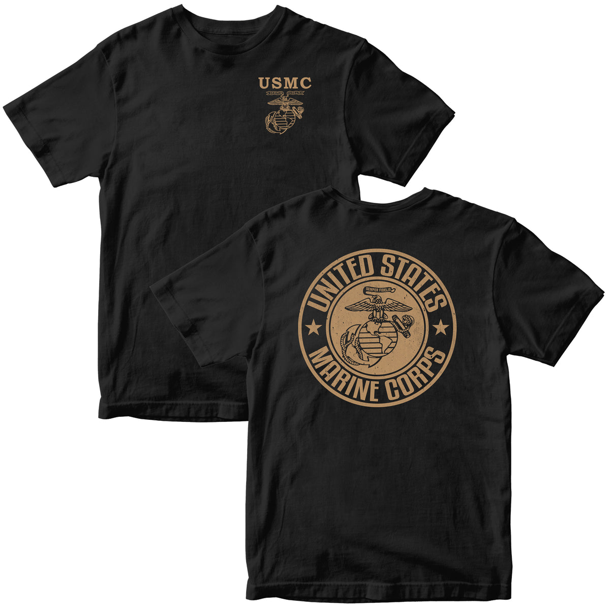 USMC Badge 2-Sided Tee