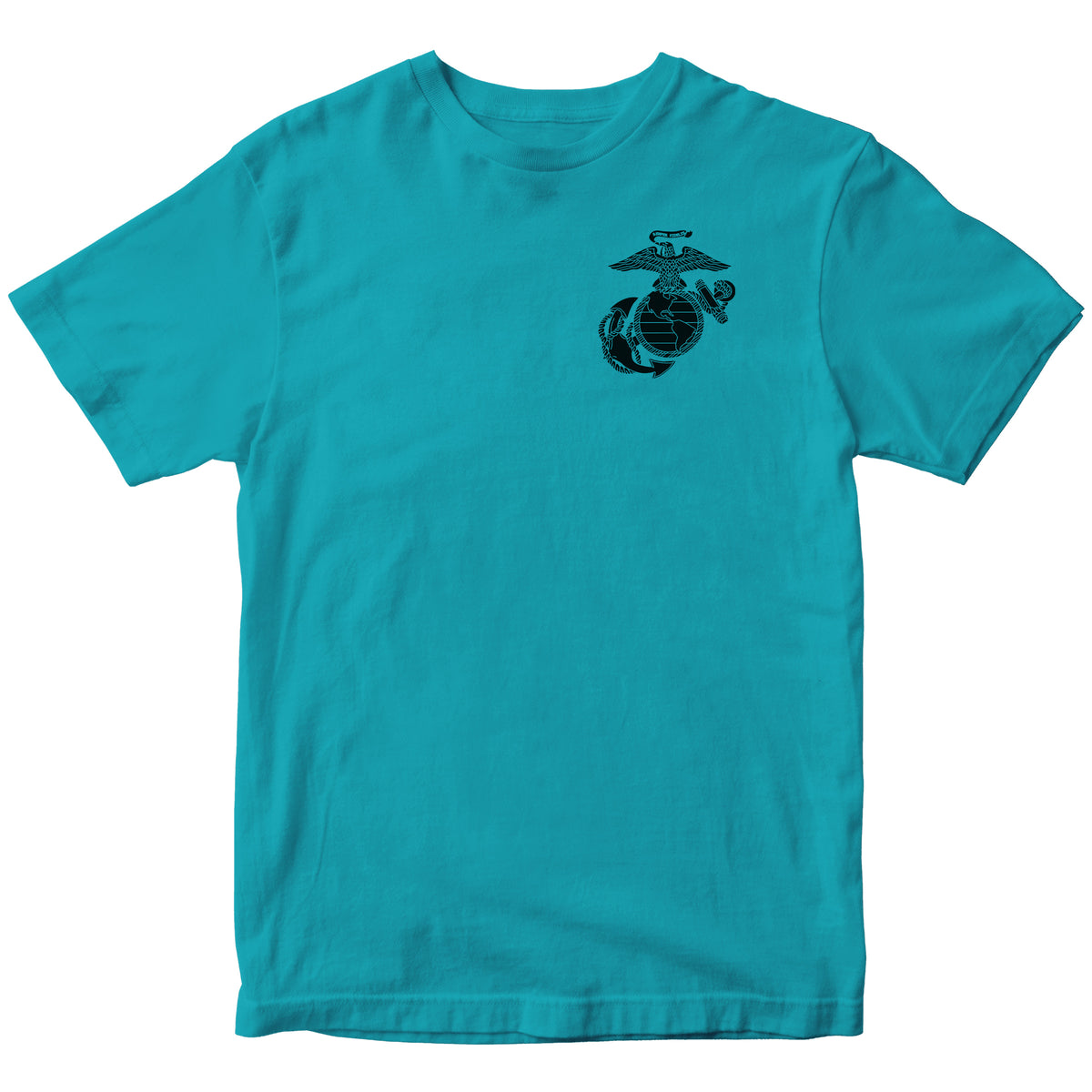 Marines Vintage EGA Tropical Blue T-Shirt