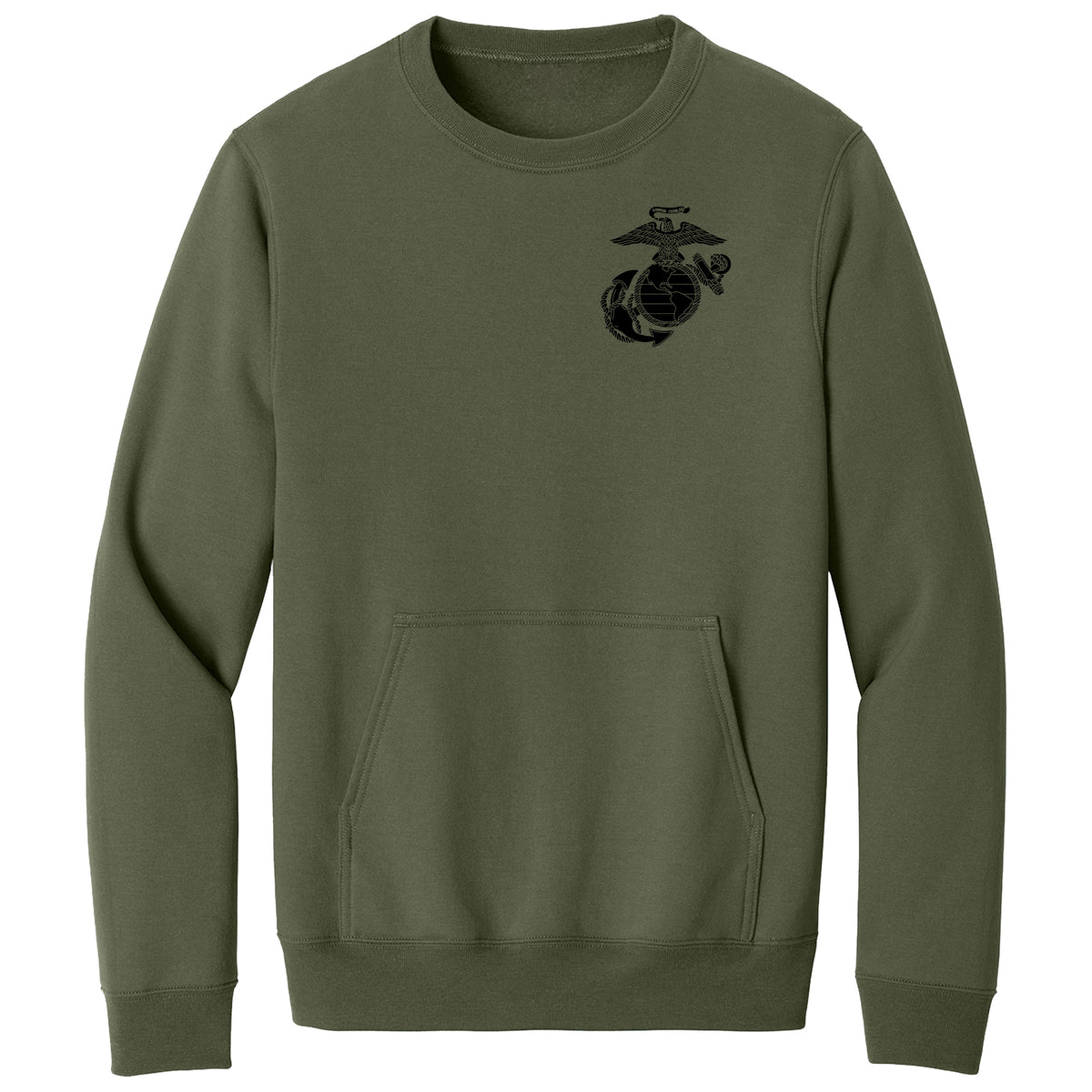 Vintage EGA Pocket Military Green Sweatshirt