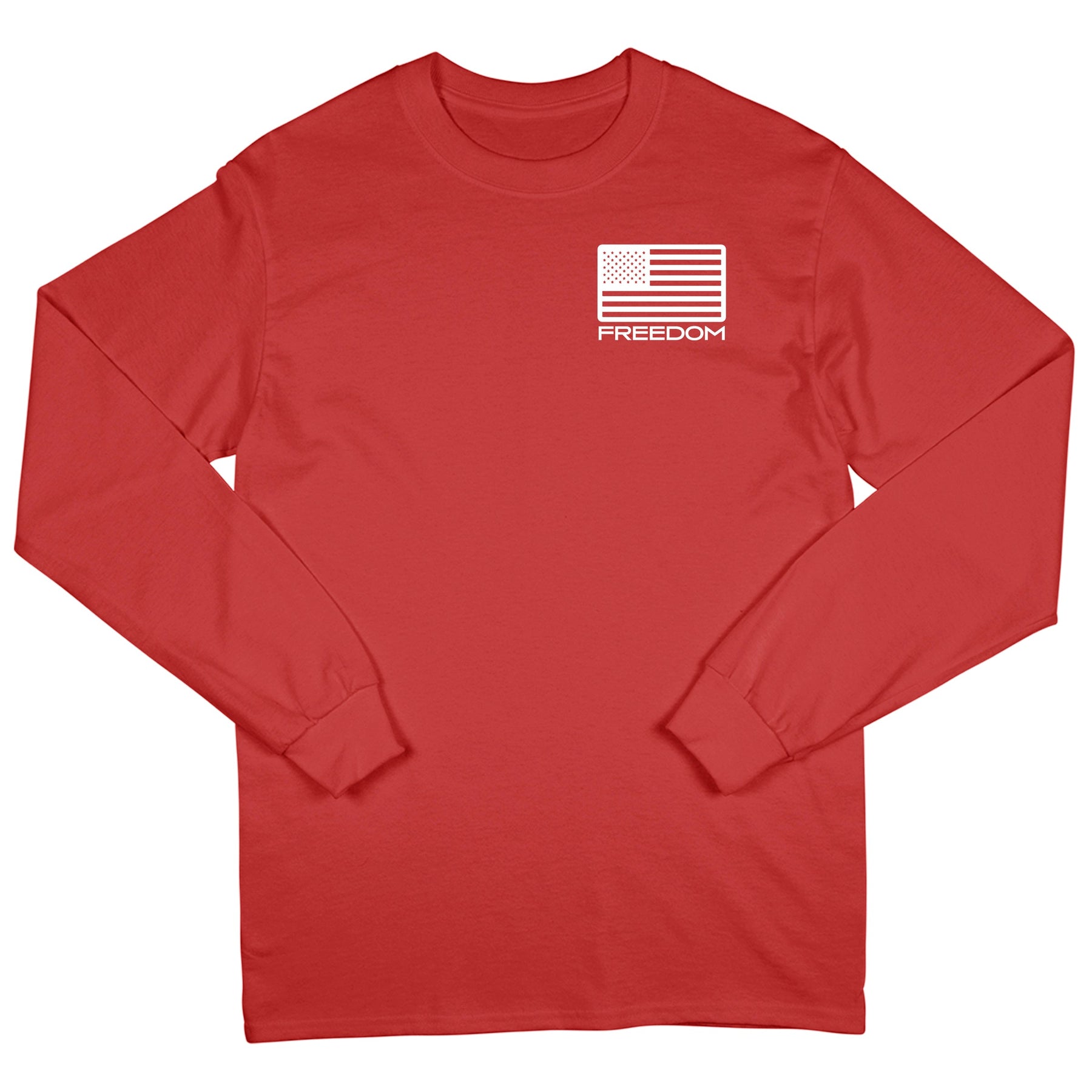 Freedom Flag Chest Seal Long Sleeve Patriotic Tee