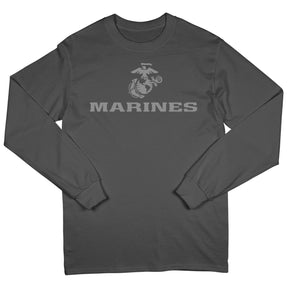 Closeout Charcoal Slate Marines Long Sleeve Tee