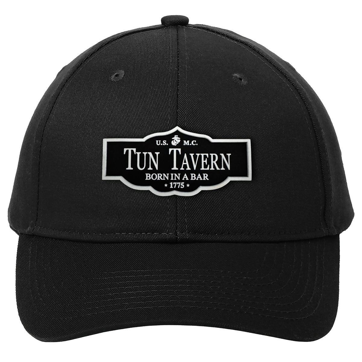 3D Rubber Tun Tavern Patch Black Hat