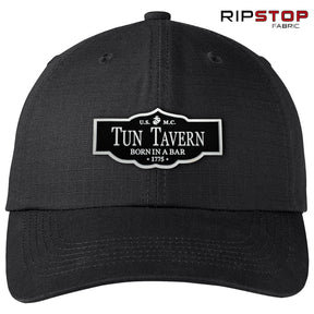 3D Rubber Tun Tavern Patch Ripstop Black Hat